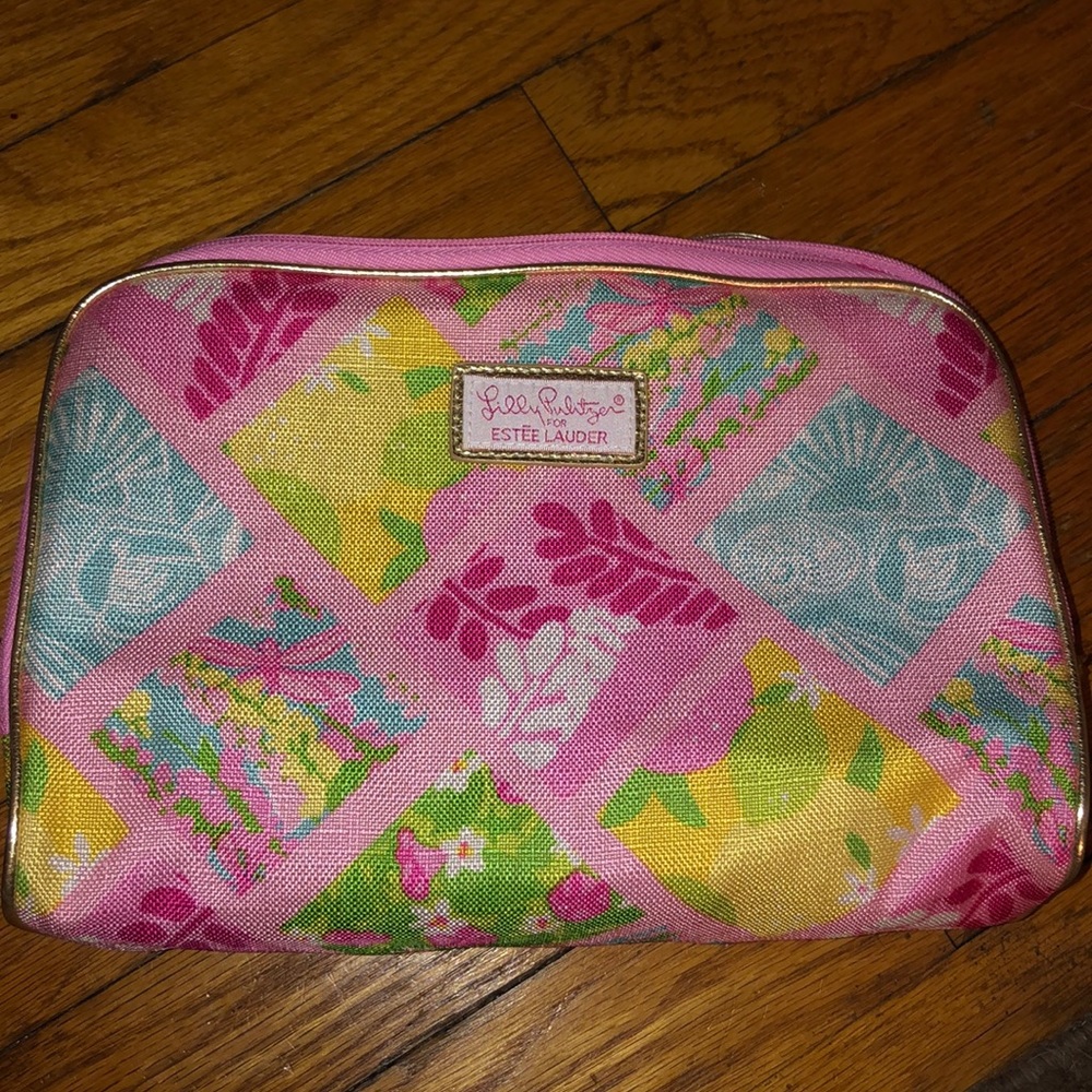 Lily Pulitzer For Estēe Lauder makeup bag